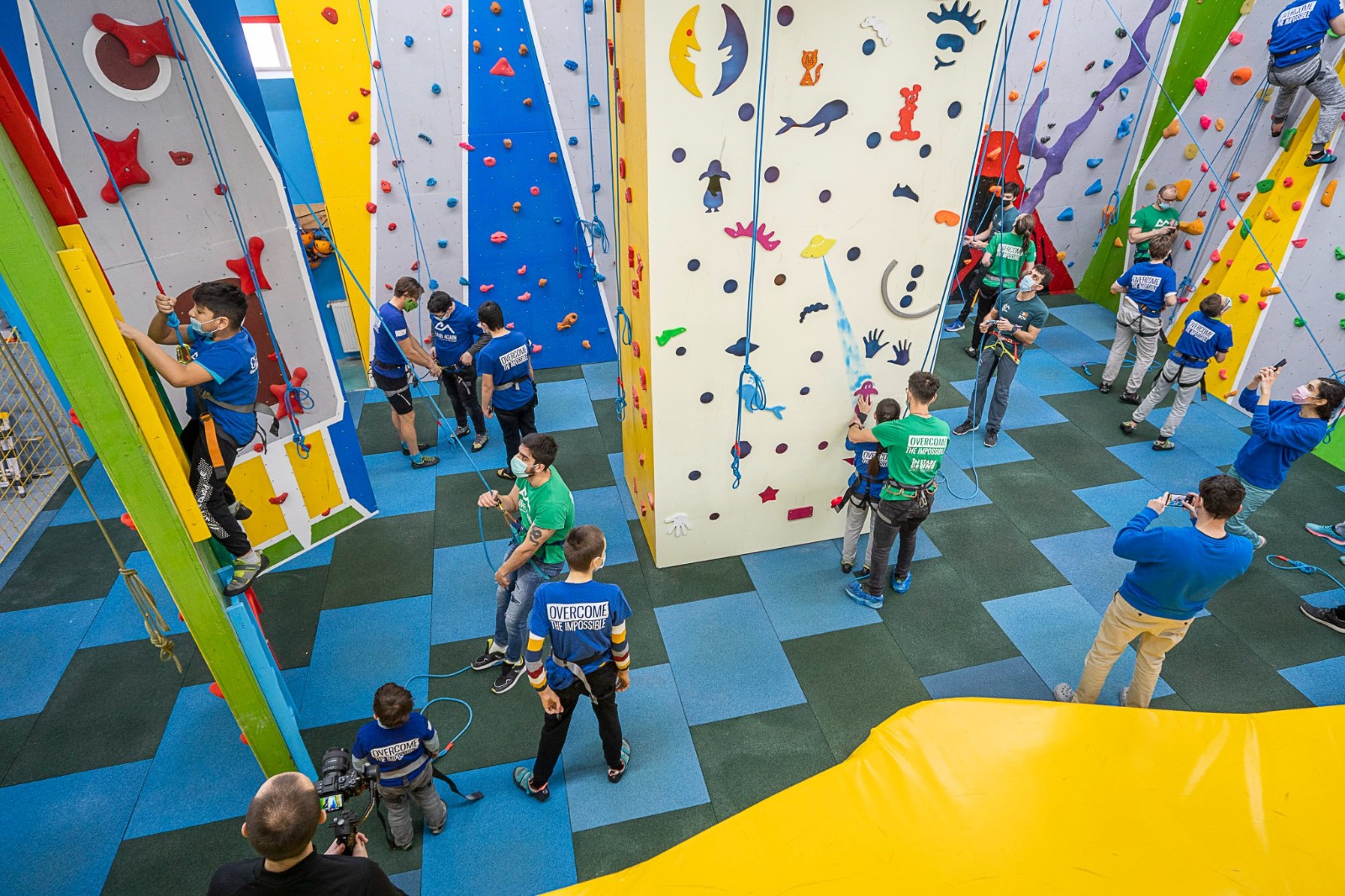 Read more about the article Baupartner supports children with disabilities at Climb Again Climbing Center